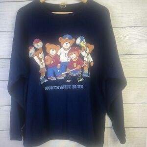 Northwest Blue Textured Knit Sweater